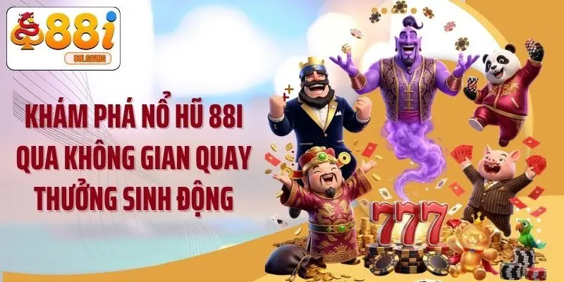 Khám phá nổ hũ 88i qua không gian quay thưởng sinh động