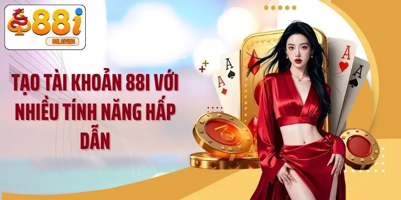 Tạo tài khoản 88I với nhiều tính năng hấp dẫn